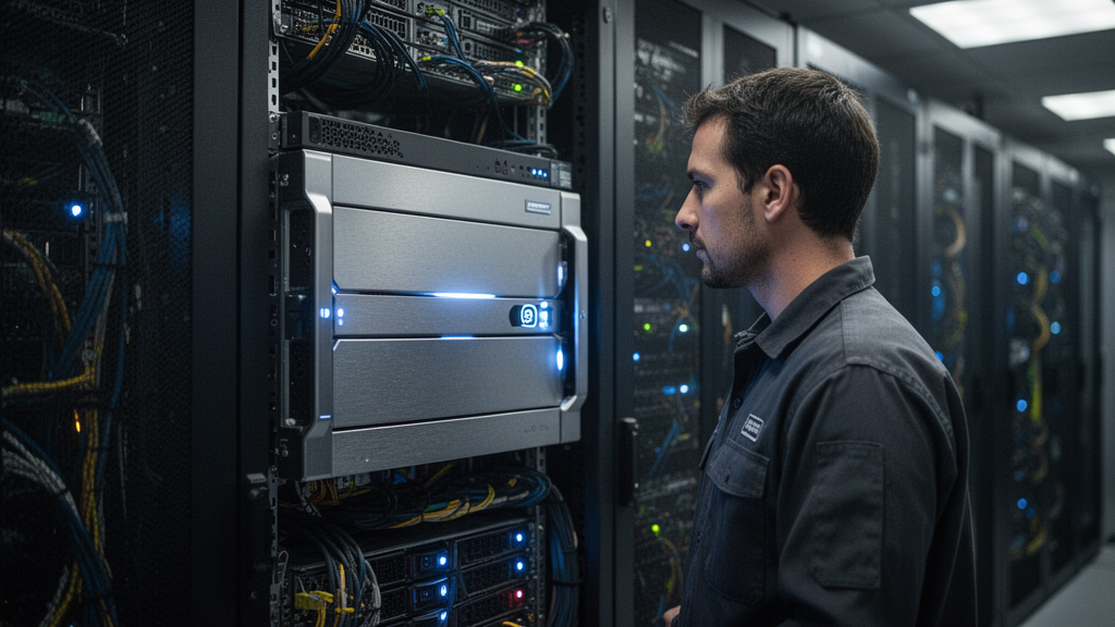 O que é storage empresarial com criptografia e backup automatizado?